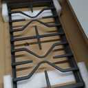 WB31X27151 Stove Grate Replacement Parts for GE Stove Parts 19.5 x 10'' WB31X24736 Burner Side Grate General Electric Gas Range Parts Stove Surface Burner Grate GE Gas Cooktop Cast Iron Rack 1 Pack