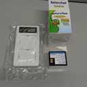 2-Pack 2 Arlo A-1 A-1B A-1C Battery and Charger, for Arlo Pro, Pro 2 VMC4030 VMC4030P VMS4230 VMS4430 VMS4530 VMS4430P VMS4530P-100NAR VMA4400 Security Camera (2 Batteries+Charger) (White)