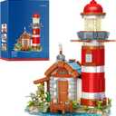 Ideas Lighthouse Building Kit, 1089 Pieces MOC Modular Construction, Creative STEM Building Blocks, Adult Toy Gift, Collectible Display Model