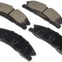 BOSCH BE1611H Blue Ceramic Disc Brake Pad Set With Hardware - Compatible With Select Ford Explorer, Flex, Police Interceptor Sedan, Taurus; Lincoln MKS, MKT; FRONT