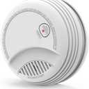 Fire Alarms Smoke Detectors, Photoelectric Sensor Smoke Alarm Battery Operated, Fire Alarm with Test Button & Low Battery Signal, LED Warning Light 85 dB Alarm Sound for Bedroom and Home, 1 Pack