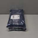 2 x KGORGE Blue Curtains 45 inch Length 2 Panel Sets for Small Window, Room Darkening Thermal Insulated Noise Reducing Energy Efficiency Back Tab Curtains for Living Room Kitchen, W34 x L45