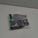 PATIKIL L Waterproof Silicone Shoe Covers, 2 Pairs Reusable Non-Slip Overshoes Rain Shoes Cover Protectors Galoshes for Outdoor Rain Snow, Black