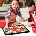 2 x Christmas Cookie Cutters Set - 24 Pcs Holiday Cookie Cutter with 8 Shapes - Gingerbread Men, Christmas Tree, Snowflake, Apple, Angel, Gloves, Heart and Star Biscuit Cutters for Winter Holiday Baking