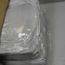 MUXHOMO 7 Pieces California King Comforter Set, Soft Bed in a Bag Cal King Size, All Season Bedding Set with Comforter, Flat Sheet, Fitted Sheet, Pillowcases & Shams, Light Grey