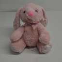 HH 12in Bunny With Ribbon Plush Pink