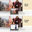 USB C to HDMI Cable 3.3ft, [4K, High-Speed], USB Type C to HDMI Cord [Thunderbolt 3/4 Compatible] for iPhone 17 16 15 Pro Max Plus Air, MacBook iPad Pro/Air,Samsung S26 S25 S24 S23 S22 Surface Switch (Grey)