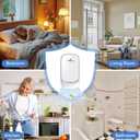 Cat Litter Deodorizer - Plug In Air Purifier for Litter Box, Pet Odor Eliminator for Strong Odors, Filterless Air Freshener for Pets, Kitchen, Bedroom, Small Room, Free & Quiet