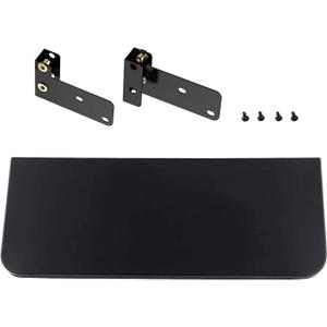 Folding Front Shelf with Bracket Fits for Traeger Pro 34, Texas Elite 34, Century 885 Costco and Eastwood 34, 36.75" x 11.5" Porcelain Steel Grill Accessories Replacement for BAC363 Folding Shelf