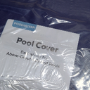 2025 Upgrade 30 ft Round Winter Pool Cover - 30ft Round Above Ground, 4 Foot Overlap Extra Thick 420D Pool Cover with Pulley and Cable (Blue)