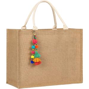 Trifabricy Beach Bag, Large Beach Bag for Women, Woven Straw Beach Tote Bag Waterproof, Weaving Swim Gym Shopping Travel Bag (Beige)