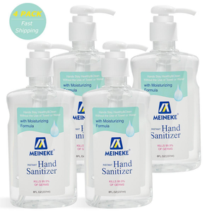 8 Fl. Oz. Advanced Hand Sanitizer Gel with 62% Alcohol Based,4 Pack