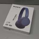 Sony WH-CH520 Wireless Headphones Bluetooth On-Ear Headset with Microphone and up to 50 Hours Battery Life with Quick Charging, Blue