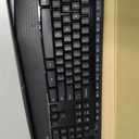 Logitech MK345 Wireless Keyboard and Mouse Combo with Palm Rest, 2.4 GHz USB Receiver, Compatible with PC, Laptop, Black