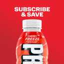 PRIME Hydration CHERRY FREEZE, Sports Drinks with Coconut Water, Electrolyte Enhanced to Replenish Fluids, Zero Added Sugar, B Vitamins, Antioxidants, Made with Natural Flavors, 16.9 Fl Oz 12 Pack