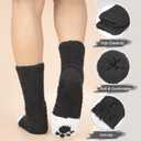 Mens Slipper Socks with Grippers, Winter Gift Warm Thermal Fuzzy with Non Slip Floor Home Socks US 9-12 ((Snowflake Grips) Paw Collection)