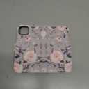 DorisMax for iPhone 14 Plus Wallet Case,Detachable Flip Folio Cover RFID Blocking 4 Card Slots Holder Premium PU Leather Magnetic Kickstand Protective Phone Case 6.7" Elegant Pink Floral