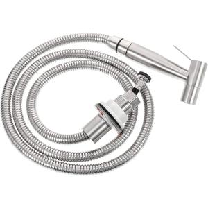 AngoilySink Side Sprayer, Stainless Steel Sink Spray Braces Kit, Sink Hose Faucet Hose Sprayer Replacement Handheld Sprayer Kit Kitchen Faucet Sprayer Sink Pull out Spray Head Supplies Nozzle