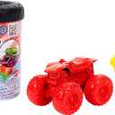 Hot Wheels Toy Monster Trucks, Color Reveal 1:64 Scale Vehicle with Clip-On Water Tank, Dunk in Water for Surprise, Single Pack