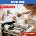 2026 Upgraded Rib Membrane Remover Thickened Stainless Steel, Rib Scraper with Ergonomic Full-Rubber Grip, Dishwasher Safe, Membrane Removal Tool with 2PCS Gloves, for Easy Meat Preparation