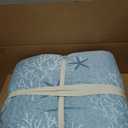 Great Bay Home Coastal Quilt Set - 3-Piece King/California King Size Nautical Bedding Set - Lightweight, All-Season, Reversible Bedspread (Ether Blue)