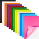 Morcheiong 12 Pcs Self Adhesive Felt Sheet Soft Felt Sheets with Adhesive Backing for Art Project and Sewing DIY Craft(11.8"x7.9"/30x20cm)- 12 Colors