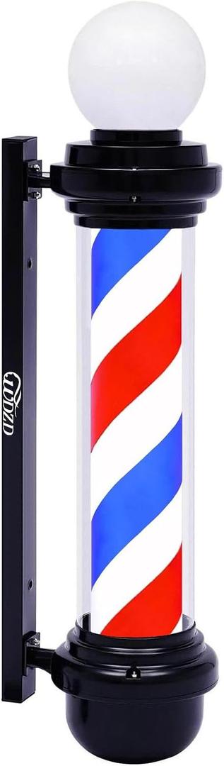 35'' Red White Blue Barber Pole Light