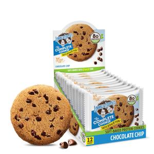 Lenny & Larry's Complete Protein Cookie, [Chocolate Chip], Chewy Soft Baked, 8g Plant Protein, Vegan, Non-GMO, High Fiber, [2 Ounce] Cookie (Pack of 12) (EXP 07/03/26)