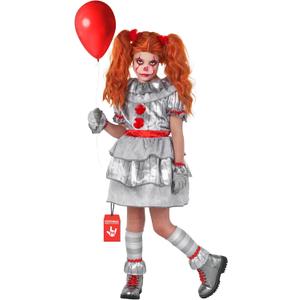 Morph Scary Clown Costume For Kids, Scary Clown Costume, Girls Halloween Costumes, Halloween Costumes For Kids (Large)