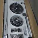 72 Inch Farmhouse Ceiling Fans with Lights and Remote,Industrial Large Ceiling Fan with 6-Speed Reversible DC Motor and 6 Dual Finish Blades,Oil Bronze Ceiling Fan with Light for Living Bedroom Patio