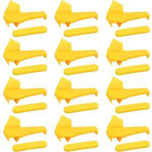 Penitue 12 Sets Tire Machine Rim Protector, Tire Changer Duck Head Plastic Inserts Wheel Side Guard for Mount Demount Head Tyre Repair Tool Parts Accessories