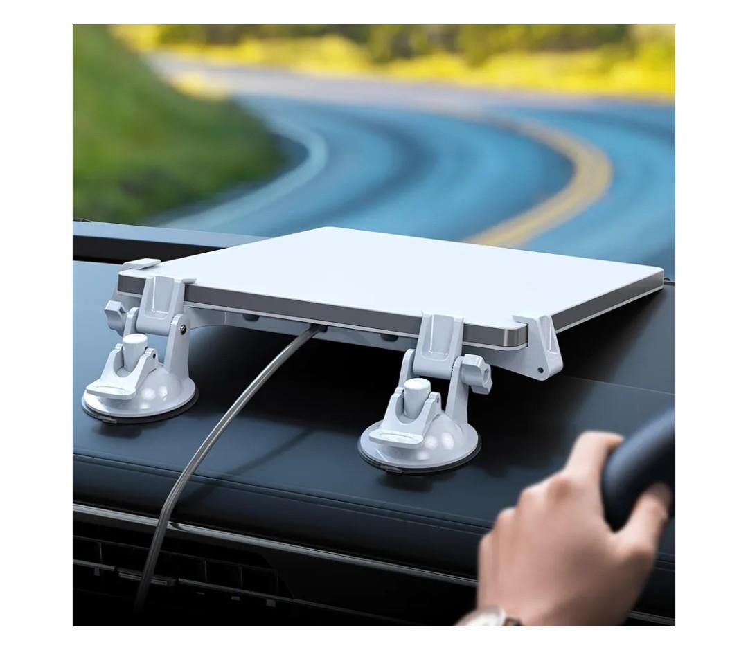 for Starlink Mini Car Mount for Dashboard, for Starlink Mini Suction Cup Mount for Dashboard & windshield, Secure Mounting Kit for Most Vehicles and Ensures Stable Driving and Satellite Signal