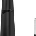 Patio Umbrella Cover, Waterproof Umbrella Covers for 7ft to 9ft Outdoor Umbrellas Market Parasol Covers with Push Rod, Black