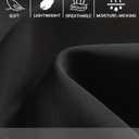 youlehe Men's Underwear Soft Bamboo Viscose Boxer Briefs Stretch Trunks Pack (Black, XXL)