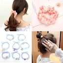 Hair Accessories Kit for Girls Including 32 Pieces Hair Clips, Hair Barrettes, Hair Ties, Hair Bows - Great Gift for Birthday, Christmas, Party, Age 4-15 (Crystal)