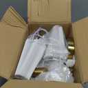ADISUN Wall Sconces Sets of 2 RGB Battery Operated Wall Sconces for Bedroom Dresser Classic Golden Wall Lamp with Remote for Living Room Bathroom Dining Room Corridor Staircase (2 Bulbs Included)