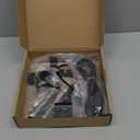 License Plate Relocation Kit for Jeep Wrangler JL JLU 2018-2024, Rear Spare Tire Mount License Plate Relocator Bracket with Plate Illuminate LED Light Wiring Harness & Connectors