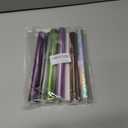 8-PackBriartw Laser Printer & Laminator Compatible Toner Reactive Foil | 16.4ft x 7.6in Per Roll Transfer Foil Paper Bundle | Perfect for DIY Crafts,Embossed Cards,Sparkly Craftwork,Scrapbooking (Grass green,Titanium gray,Light purple,Brown,White,Green,Purple,Bits of silver)