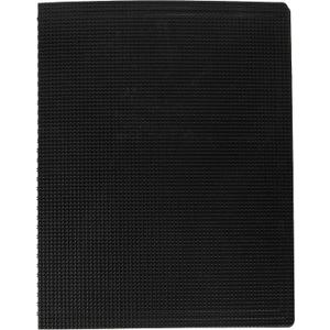 Blueline Duraflex Poly Notebook, Black, 11 x 8.5 inches, 160 Pages (B41.81)