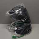 Cozy Bliss Faux Fur Throw Blanket for Couch, Cozy Warm Plush Striped Blanket for Sofa Bedroom Living Room, 50 * 60 Inches Black