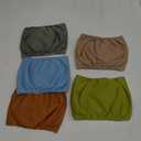 wegreeco Small Dog Diapers Male, Reusable Belly Bands for Male Dogs, Washable Doggie Puppy Male Diapers Wraps, Medium Large Size(5 Pack X-Small, Earth Tone)