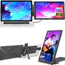 FamilyKit Laptop Screen Extender, 14 Inch FHD 1080P IPS Laptop Monitor Extender, Extended Portable Monitor for Laptops (13"-16.5"), Plug n Paly USB-C/HD Port Compatible with Wins, Mac, Android