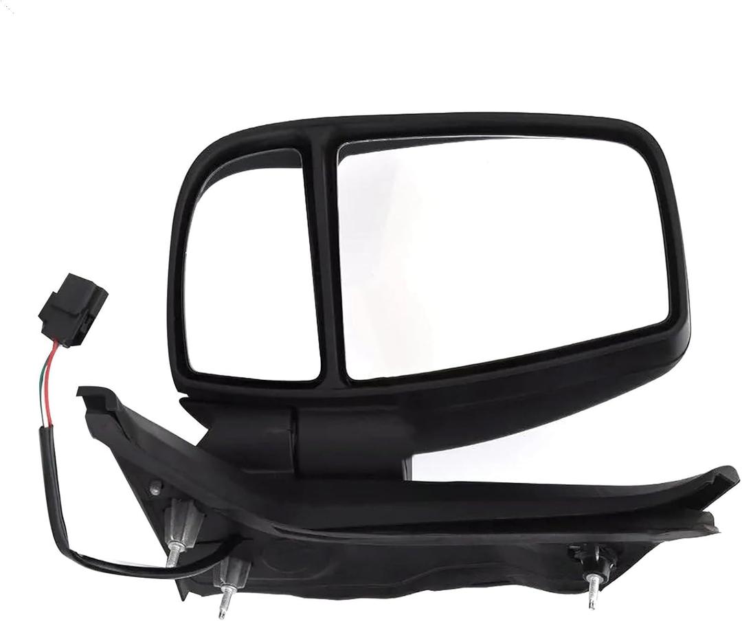 Front Driver Side Door Mirror JK4Z-17683-CA Manual Folding No Turn Signal Light Fit for Ford Transit 150 250 350 2014-22