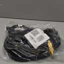 Flexi Hose Lightweight Expandable Garden Hose, 50FT  Retractable Garden Hose, Water Hose  NoKink Flexibility, 3/4 Inch Solid Brass Fittings and Double Latex Core