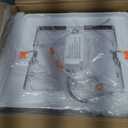 FASDUNT 2-in-1 Bathroom Exhaust Fan with Light, 1.0 Sones &110 CFM Upgraded Ventilation Fan Powerful Ventilation & Ultra Quiet, Suitable for Bathrooms, Shower, Office, Restroom