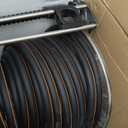 Giraffe Tools Stainless Steel Garden Hose Reel Heavy Duty, Wall/Floor Mounted Stainless Water Hose Reel Retractable with Crank, 150-Feet 5/8" Hose Capacity100FT hose