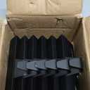 Christmas 6 Pcs Black Stocking Holders Mantel Hook Hangers Fireplace Hooks Hanger Grip Bases for Christmas Party Decorations Xmas Dcor