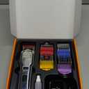 Oneisall Dog Clippers for Grooming Thick Hair Professional,Cordless/Rechargeable Pet Grooming Kit with Detachable Metal Combs, Low Noise Heavy-Duty Pet Clippers for Thick/Curly/Fine/Wavy Hair (Sliver)