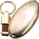 for Hyundai Key Fob Cover, 7-Button, with Keychain Compatible with Elantra(2023-2025), Sonata(2024-2025), Ioniq 6(2022-2025), Santa Fe(2024-2025), Tucson(2024-2025), Kona(2023-2024)