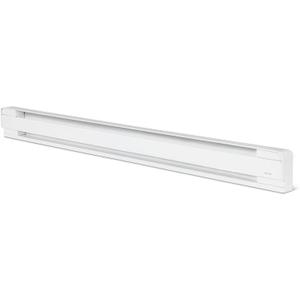 Stelpro Brava Electric Baseboard Heater 1500W / 240V (1125W / 208V) 72 L 5 7/8 H Rounded Corners Durable Steel Convection Heater for Comfortable Heating (AB61502W) White